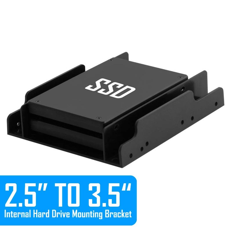 Kingwin SSD Hard Drive Mounting Kit Internal, Convert Any 2 x 2.5â€ Solid State Drive/HDD Into a 3.5 Inch Drive Bay. Mounting Screws Included, Quick and Easy Installation [HDM-226] - Image 5